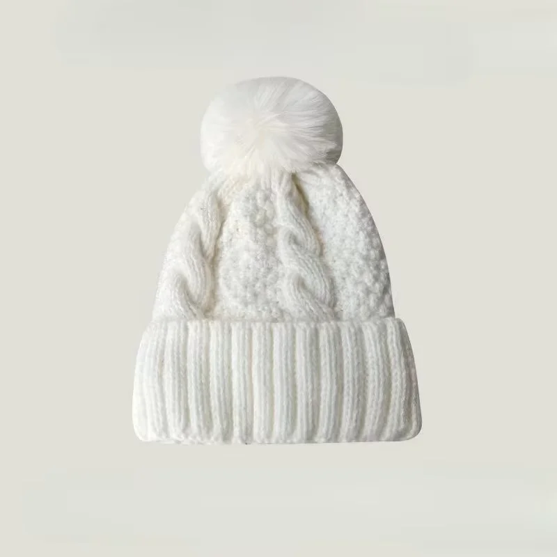 Winter Hats for Unisex New Beanies Knitted Solid Cute Hat Lady Autumn Female Beanie Caps Warmer Bonnet Men Casual Cap