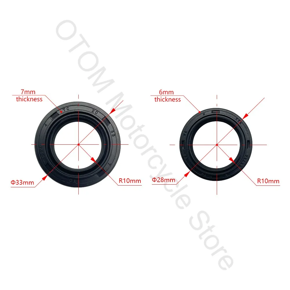 Motorcycle For Surron Ultra Bee MidShaft Oil Seal Left Right Rubber Sealing Ring SUR-RON UltraBee Electric Cross-country Bikes