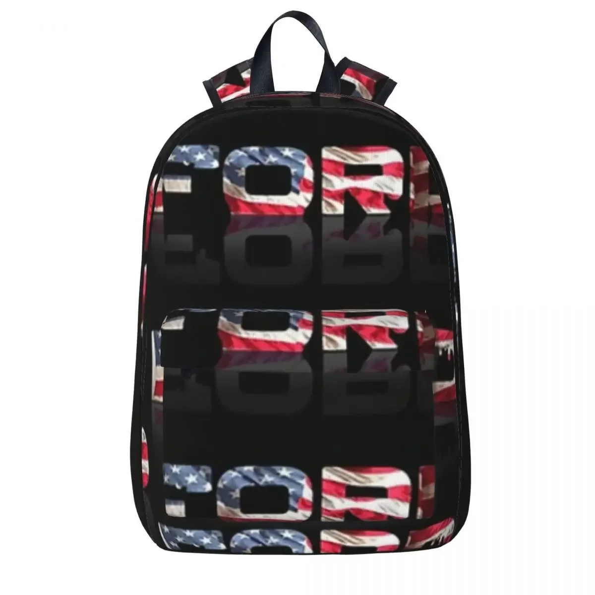 Ford Logo American Flag Woman Backpacks Boys Girls Bookbag Casual Children School Bags Portability Laptop Rucksack Shoulder Bag