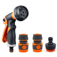 Watering Gun Garden 8 Modes High Pressure Sprayer Adjustable Irrigation Watering Nozzle for Plant Lawn Yard Watering Sprinkler