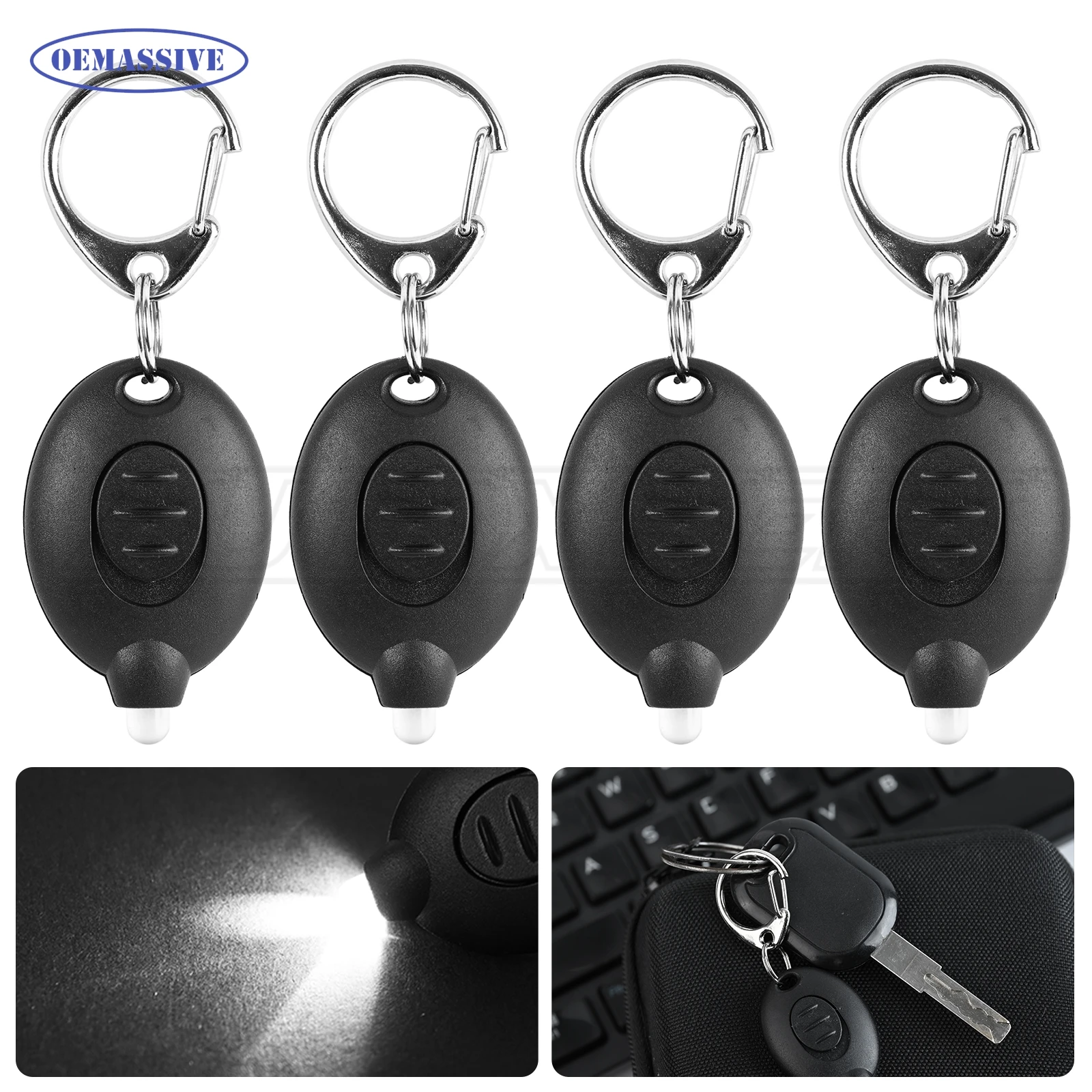 2x Mini Keyring LED Torch Super Bright Pocket Mini Torch Light For Keychain Emergency Use Small Torch Light Powerful Small Torch