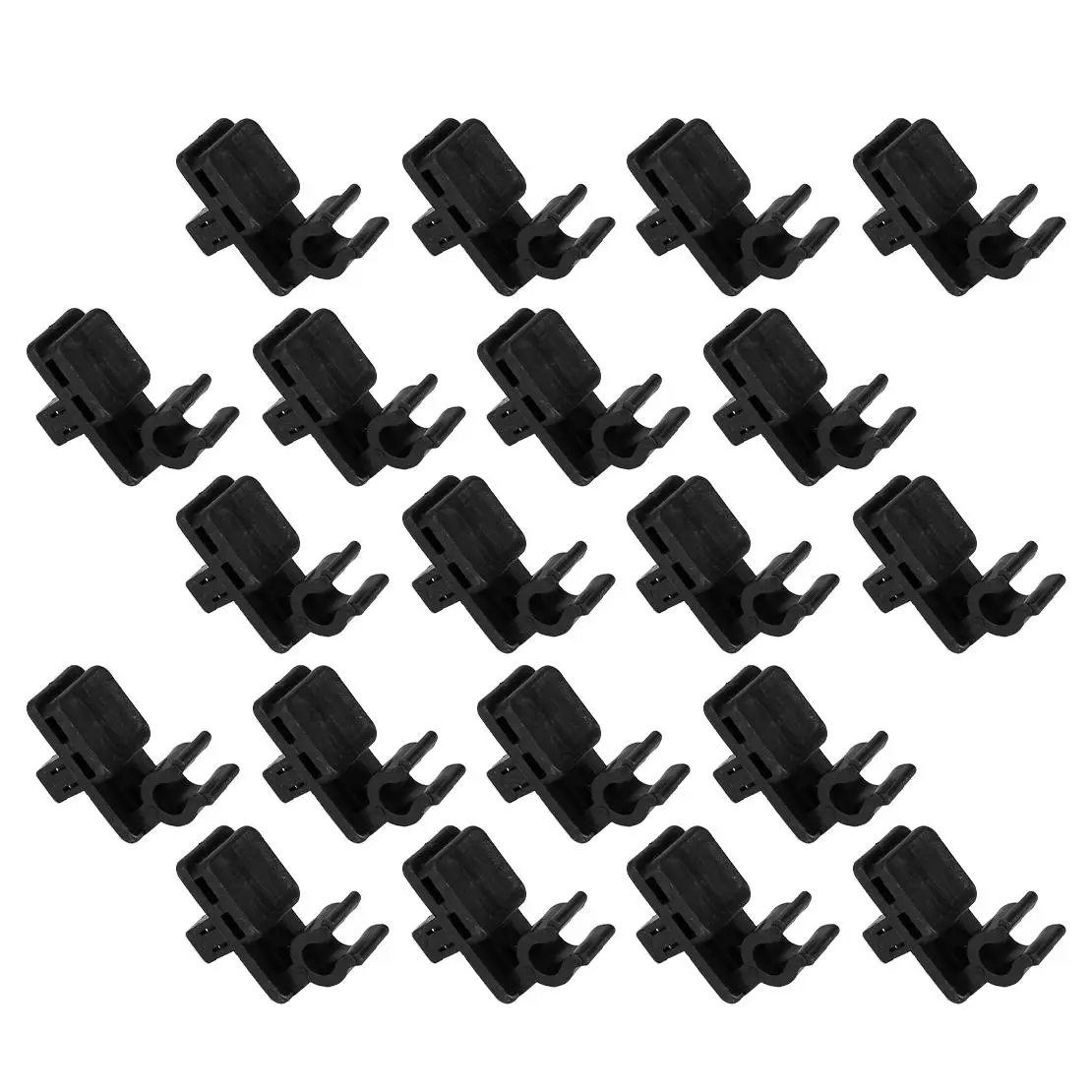 Clip de varilla de apoyo para capó de 20 piezas, nailon negro, apto para Isuzu TFR TFS Trooper Holden Rodeo Chevrolet LUV Vauxhall Brava