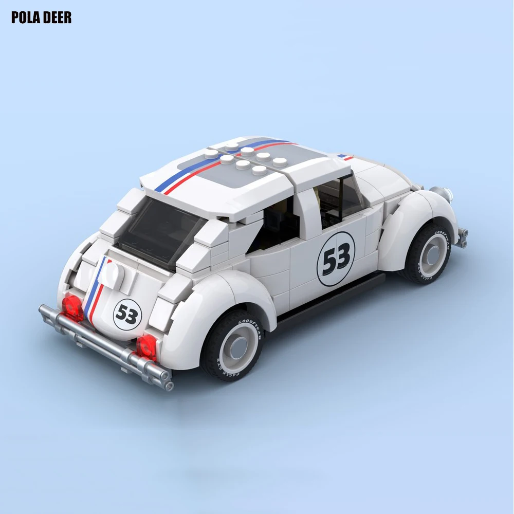 Poladeer 322 قطعة خنفساء ليلية التصميم الإبداعي تجميعها اللبنات التعليمية نموذج الصبي لعبة عطلة هدية عيد ميلاد