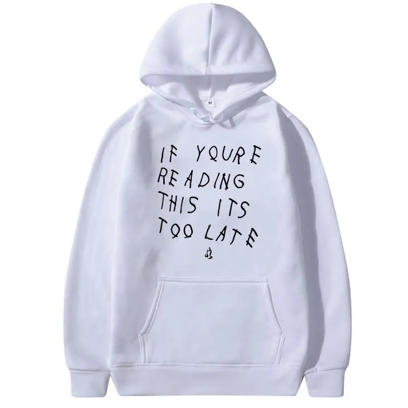 Drake Brief Print Capuchon Womens Gedrukt Harajuku Hoodies Mannelijke Casual Streetwear Heren Sweatshirt Nieuwe Hip-Hop Trend Stijl