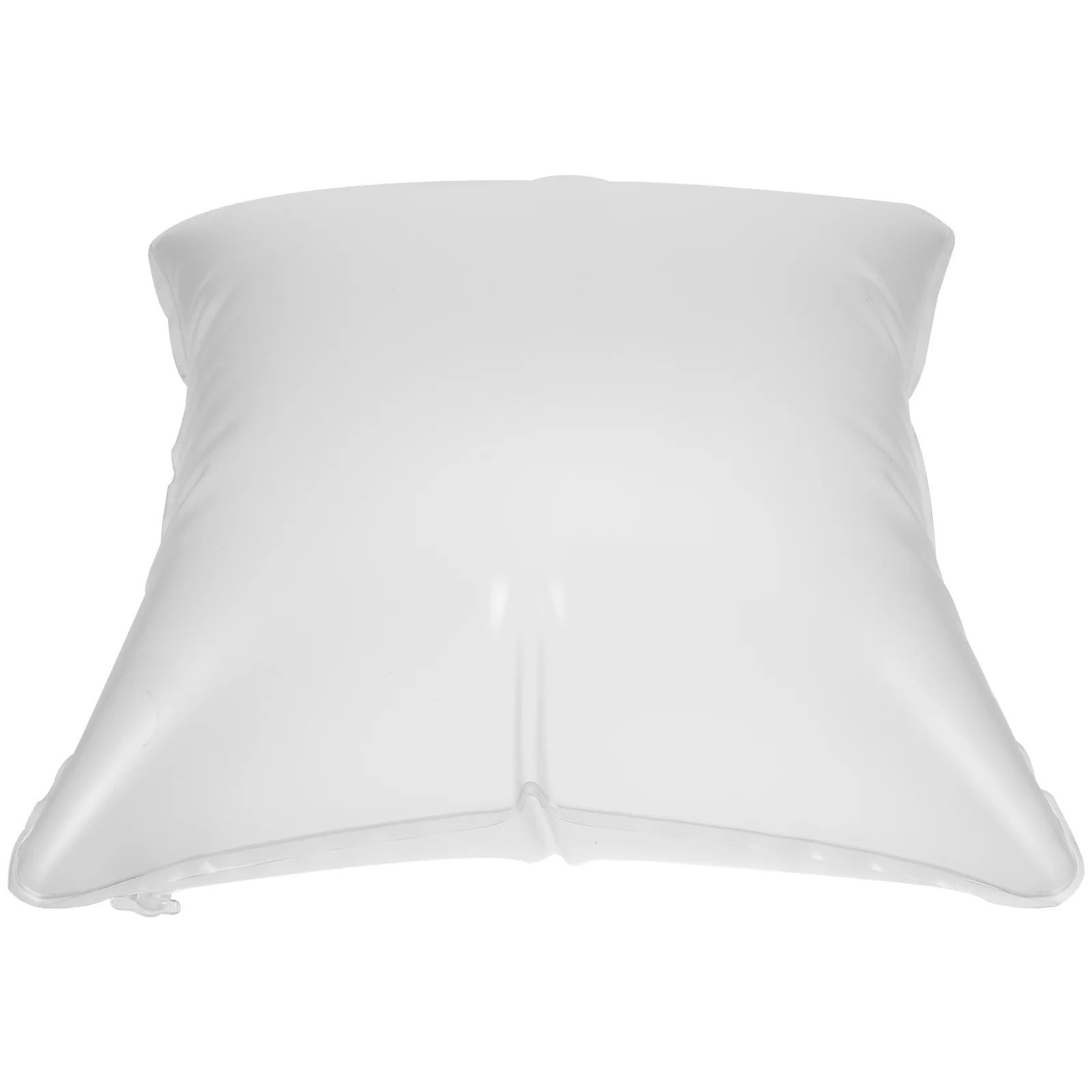 

Inflatable Pillow Clear PVC Material Fast Inflation Comfortable Neck Support for Camping Travel Car Home Office Use