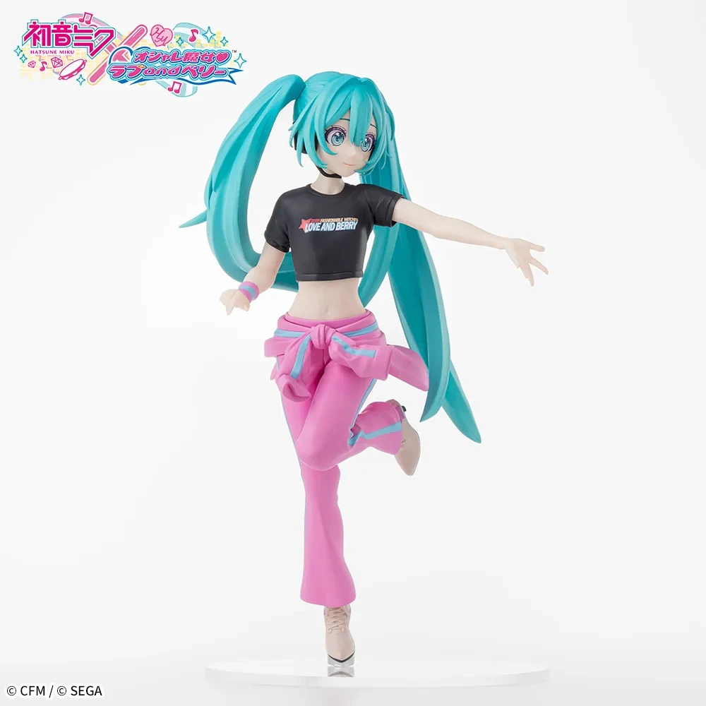 En Stock Original Sega Desktop X decorar colecciones Hatsune Miku X Oshare Majo: Love and Berry Anime Kawaii figuras modelo Juguetes