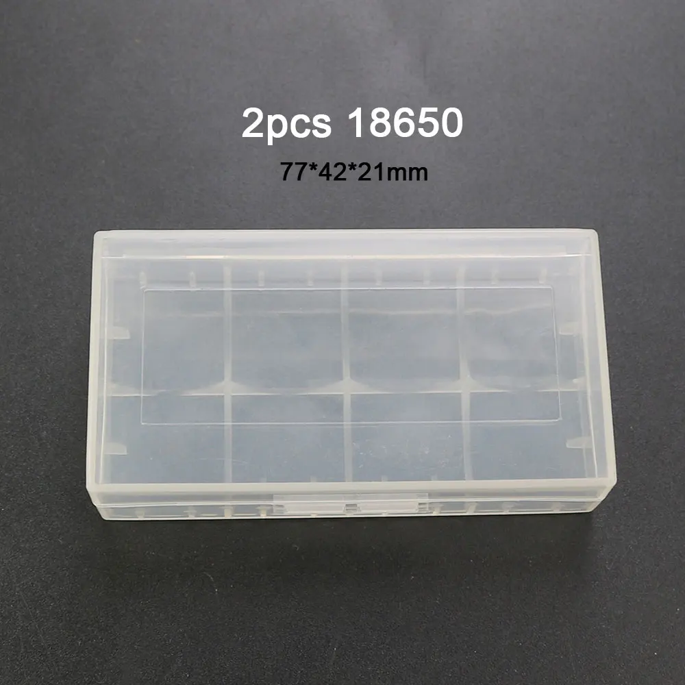 JCD Battery Storage Box Hard Case Holder For 12/4/8/10 4/10 Slots 18650 Rechargeable Battery Power Bank Plastic Cases