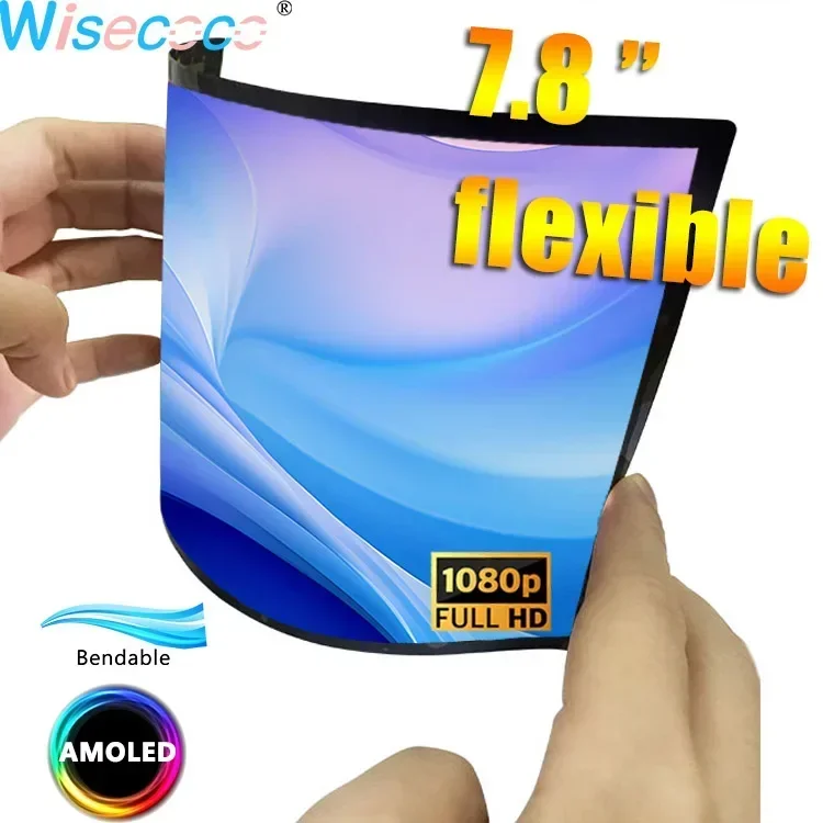 7.8 Inch Flexible OLED Display 1920*1440 FD 308PPI AMOLED + In-cell Capacitive Touch Panel Module MIPI Micro USB Driver Board