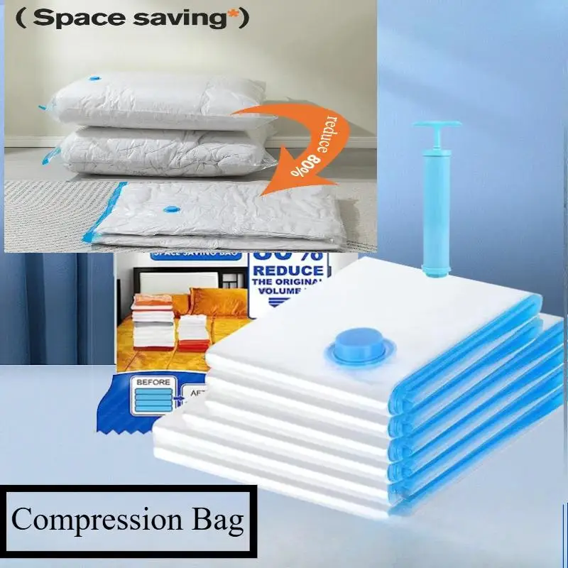 

Thickened transparent travel storage bag quilt clothes quilt vacuum compression bag