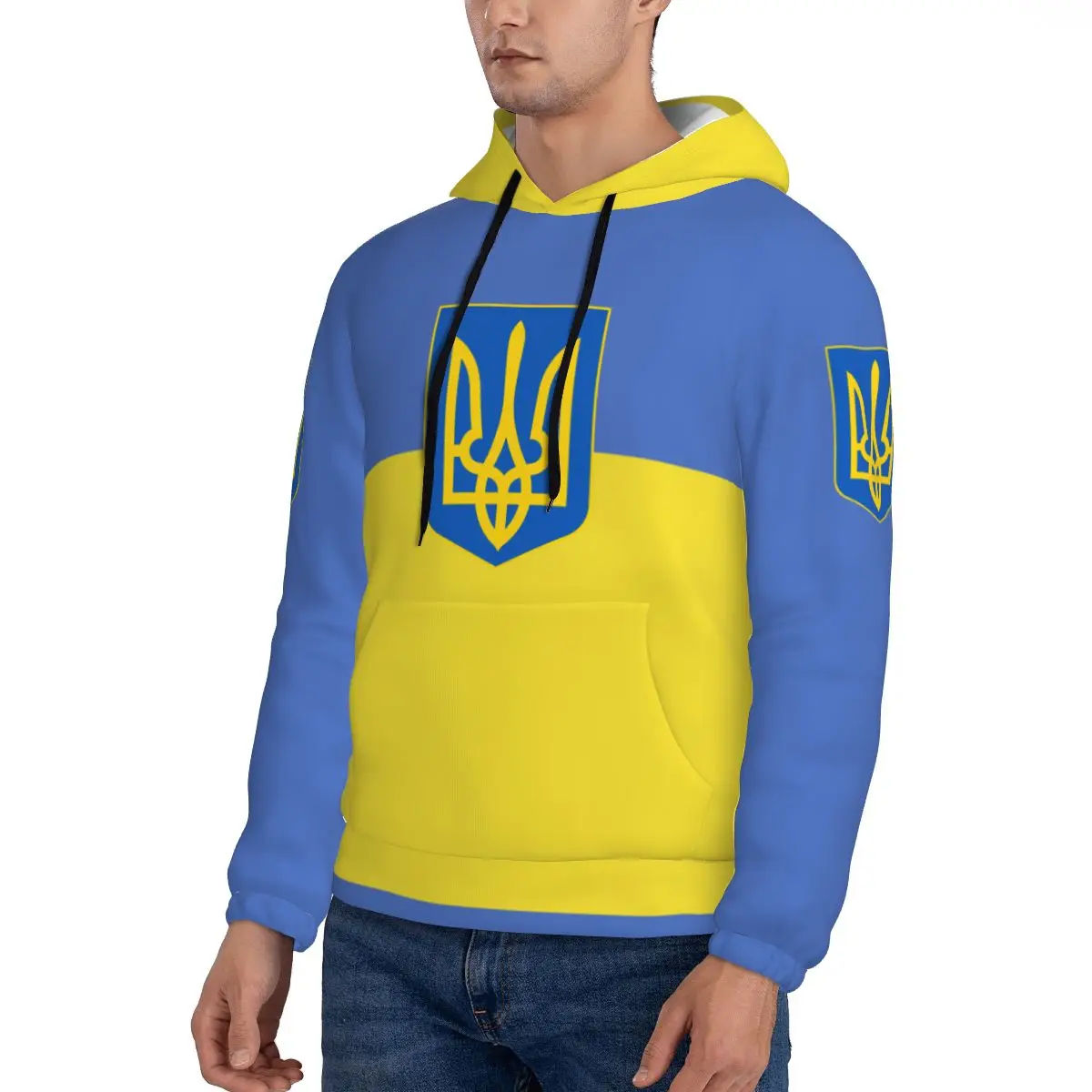 Custom Name Ukraine 3D Country Flag Print Hoodie Men Sweatshirt Women Hip Hop Streetwear Tracksuit Clothing