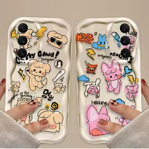 S-Stray Cartoon Kids Case for Samsung Galaxy A16 A06 A55 A35 A25 A15 A05 A05S A54 A34 A24 A14 A73 A53 A33 A23 A13 A52 A32 A22