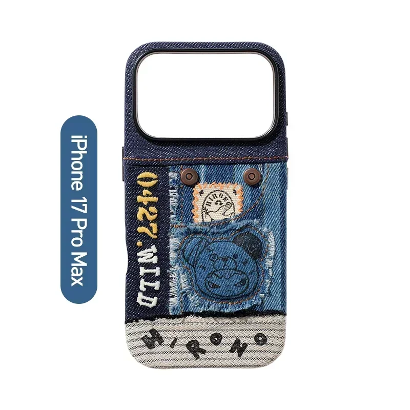 

POP MART Hirono Road Journal Series iPhone Case - Patchwork Knitted Design Blind Box Mystery Anime Figure Doll for Guess Bag