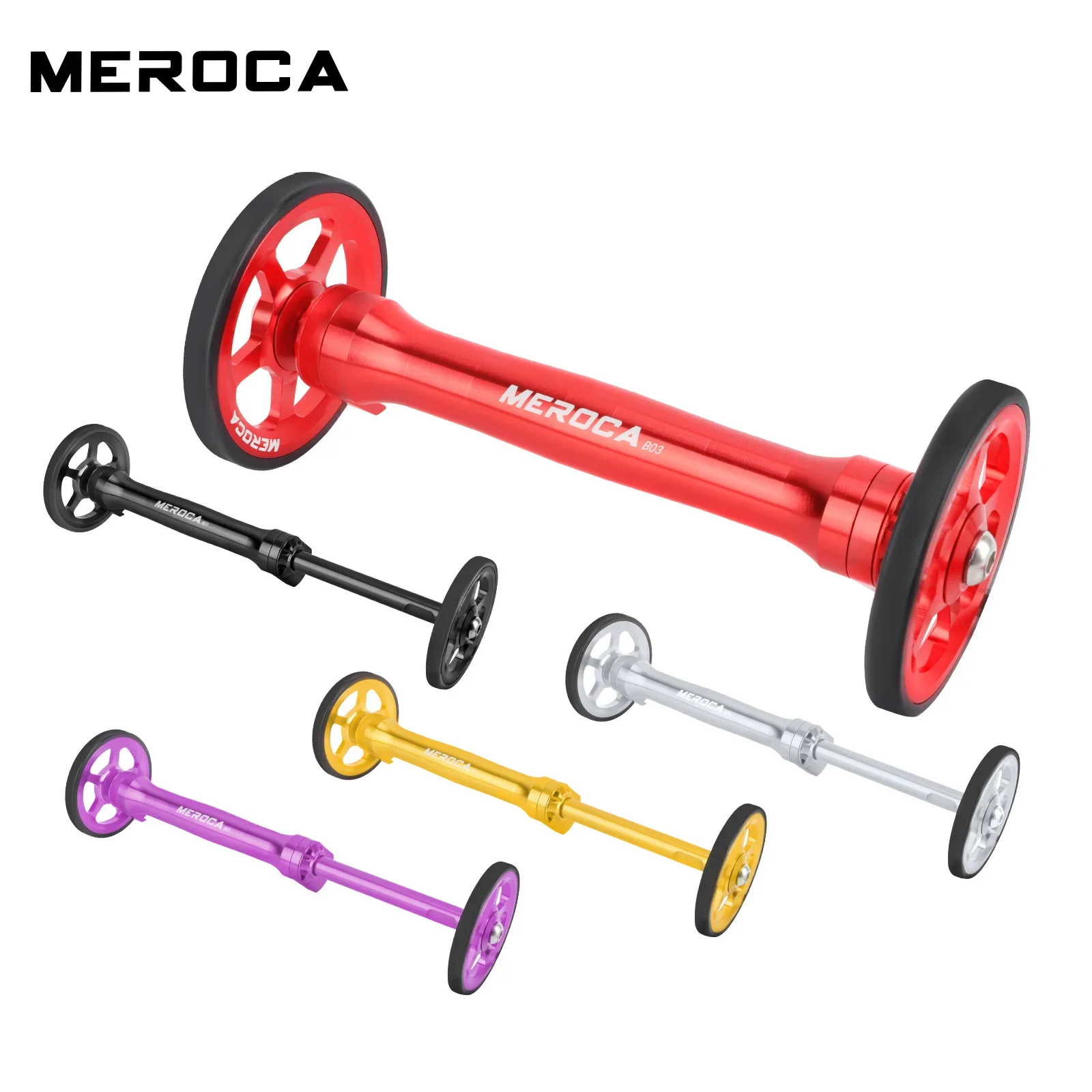 

Складной велосипед MEROCA, легкий удлинитель колеса, телескопическая штанга для велосипеда, задняя грузовая стойка из алюминиевого сплава, детали для Brompton