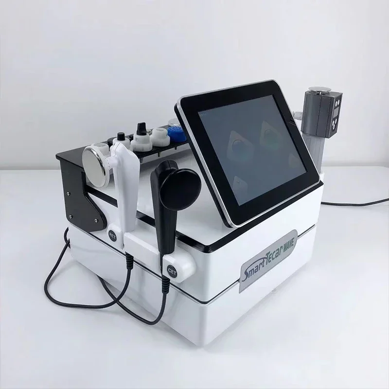 Fisioterapia Diatermia Indian tecar, Facial Anti-Envelhecimento, Emagrecimento Alívio Da Dor, Máquina De Massagem, EMShock e Teca, 448kHz, 3 em 1