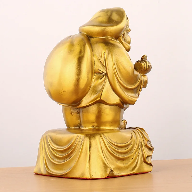 Brass of Japanese of Daikokuten Beckoning of Hammer-Lifting of Wealth Bag God of