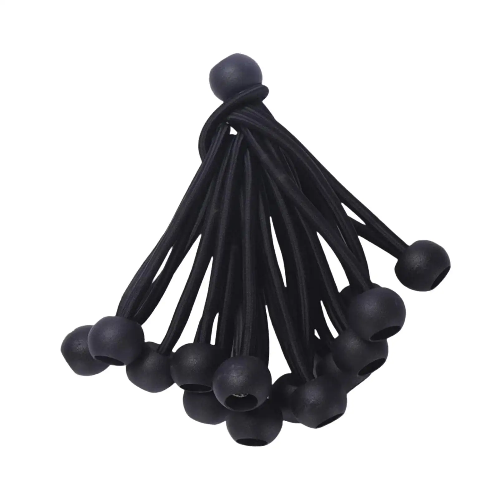 36 Pieces Ball Bungee Cords Fitness Practical Elastic Trampoline Elastic Ropes Bungee Ropes for Tarp Wires Poles Straps Outdoor