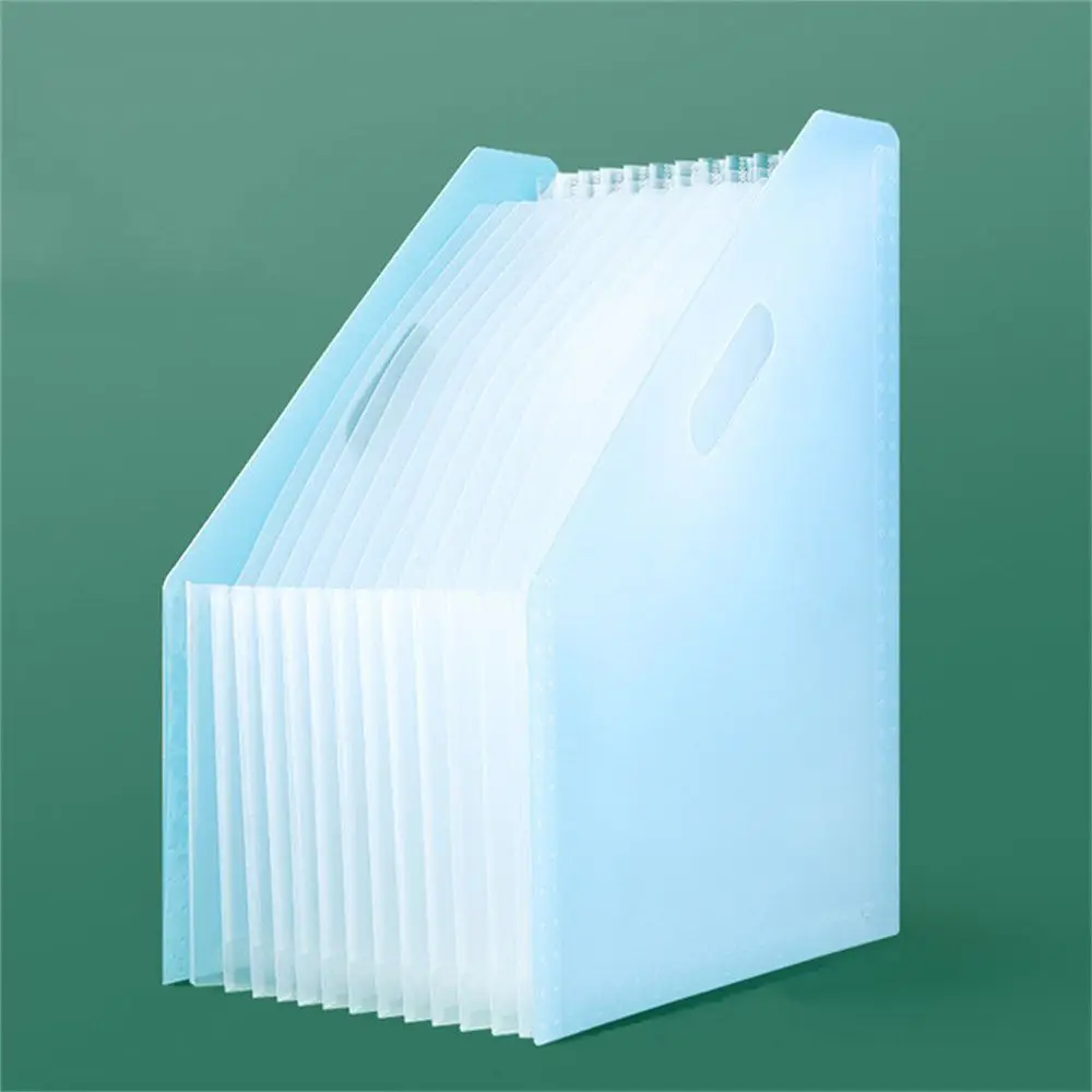 Paper Organizer A4 File Folder Vertical Multi-layer Expanding File Folder Organ Bag Document Organizer Desk File Folder