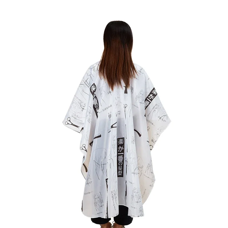 1pcs Professional Haircut Aprons Beauty Salon Hair Barber Cape with Designs Haircutting Barber Hairdresser Cape Waterproof Cloth