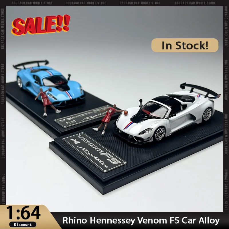 

Новинка в наличии Rm Rhino 1:64 Hennessey Venom F5 автомобильный сплав миниатюрные литые под давлением украшения Venom игрушки на заказ подарок для детей