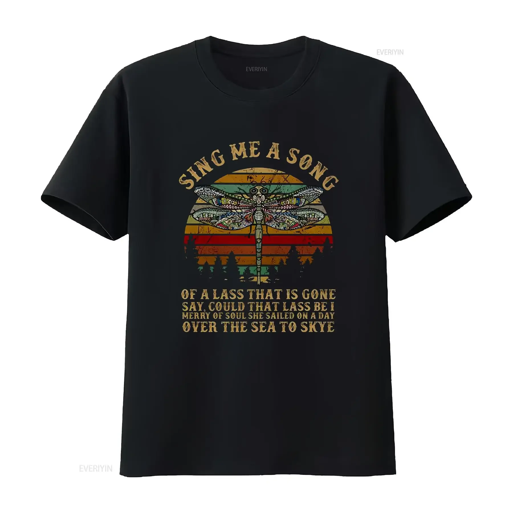 Outlander Sing Me A Song Of Lass That Is Gone Say T Shirt vintage Washed Slightly designer clothes Stretched Stylish Casual