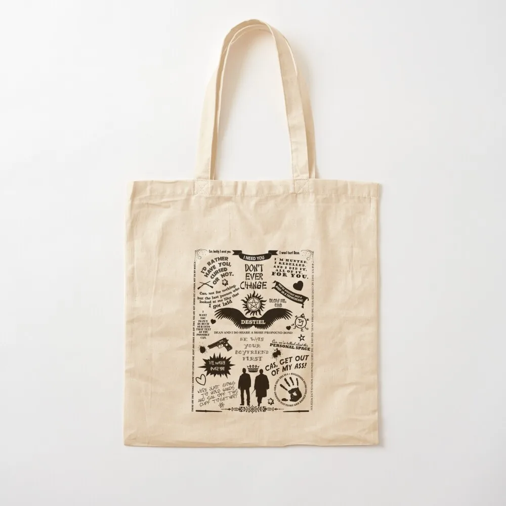 DESTIEL LOVE Tote Bag shopper bag women canvas hand bag ladies tote university