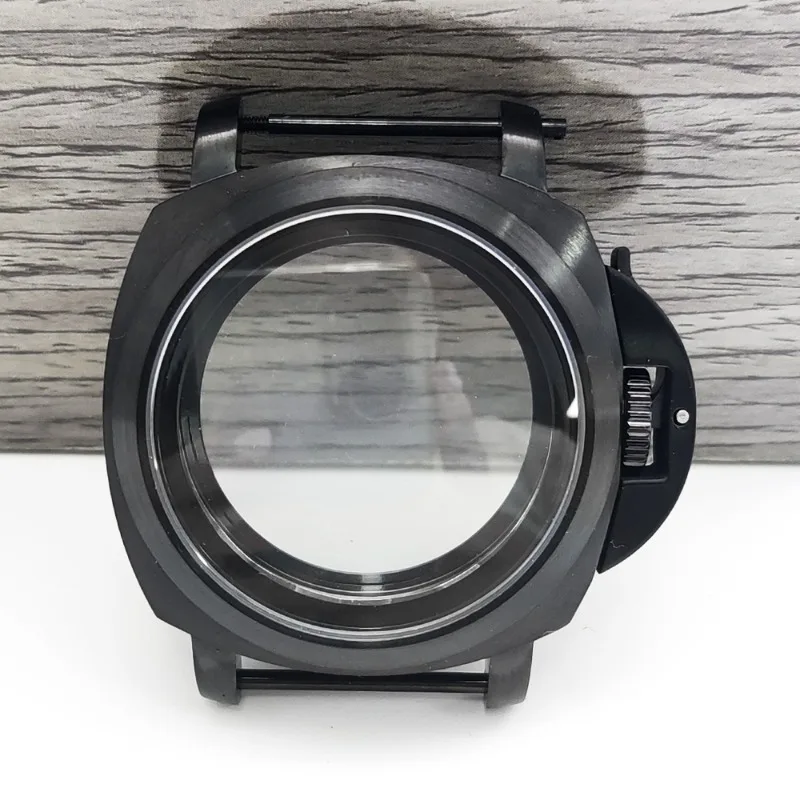 Per Panerai 40MM nero con custodia con maniglia, adatto per movimento NH35/36/4R/7S, accessori per orologi