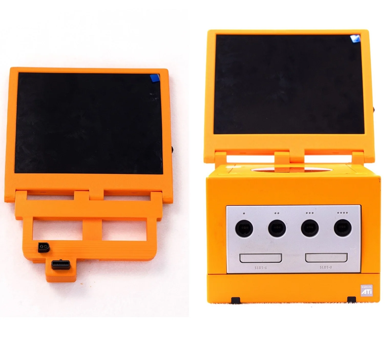 8Inch  Monitor  3D Print  for Gamecube   Retro Arcade Game Console Portable Display Mini Monitor With Stereo For Gamecube NGC