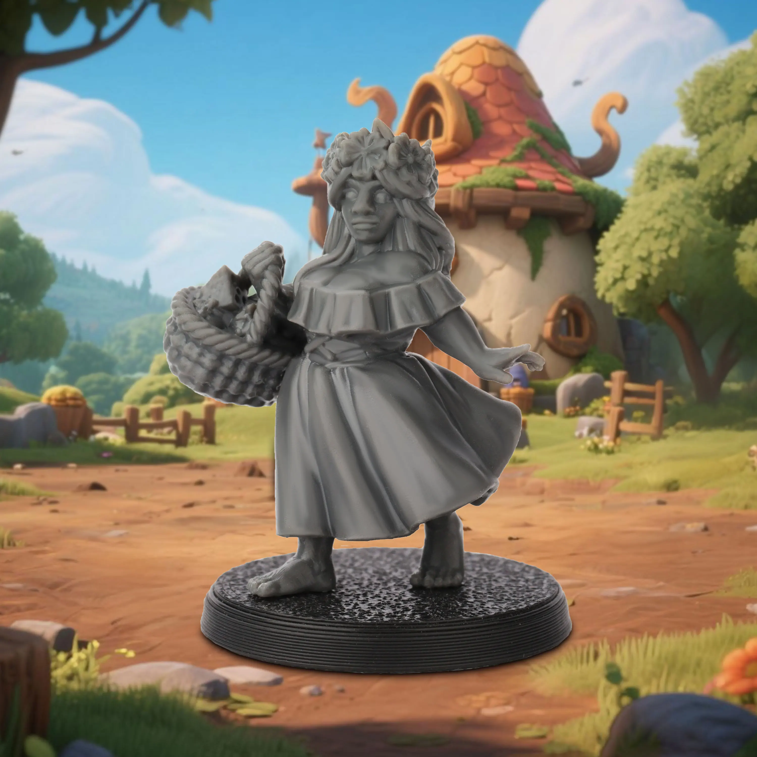 3Pcs RPG Dwarves Citizen Minia - Miniature Terrain Set recension och pris
