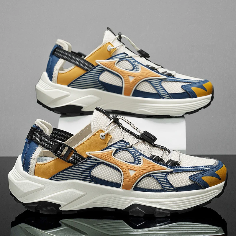 

New Fashion Men Casual Sneaker Big Size 39-46 Platform Brand Sneakers Man Breathable Mesh Men's Running Shoes zapatillas hombre