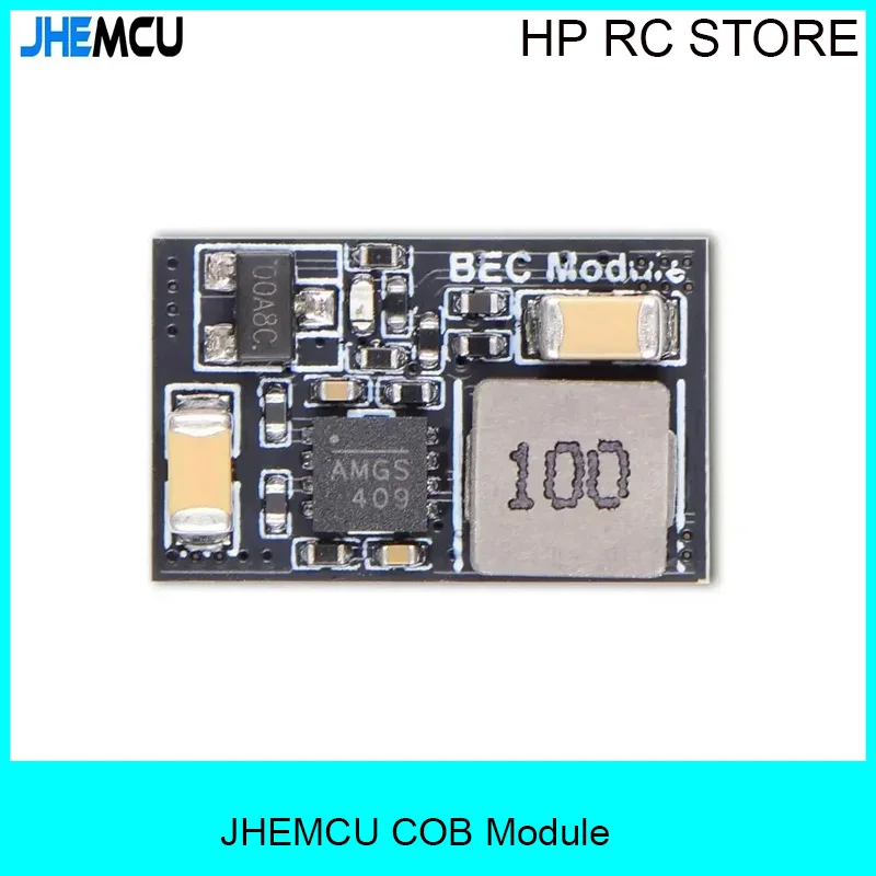 JHEMCU COB Module | 5/10/12V Compatible | for Strange 25/35mm COB Lights (15x9mm) w/ Control Switch for FPV Drones & RC Quads