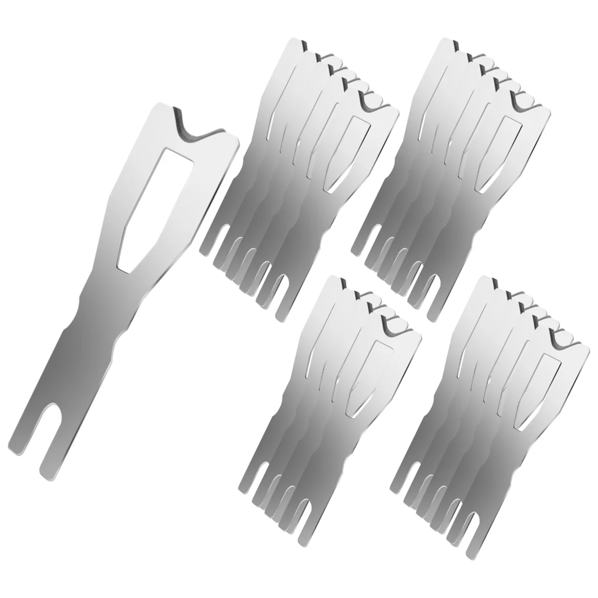 AT77 20Pcs Blades for Vinyl Flooring Trimming Skiving Knife Shovel Blade