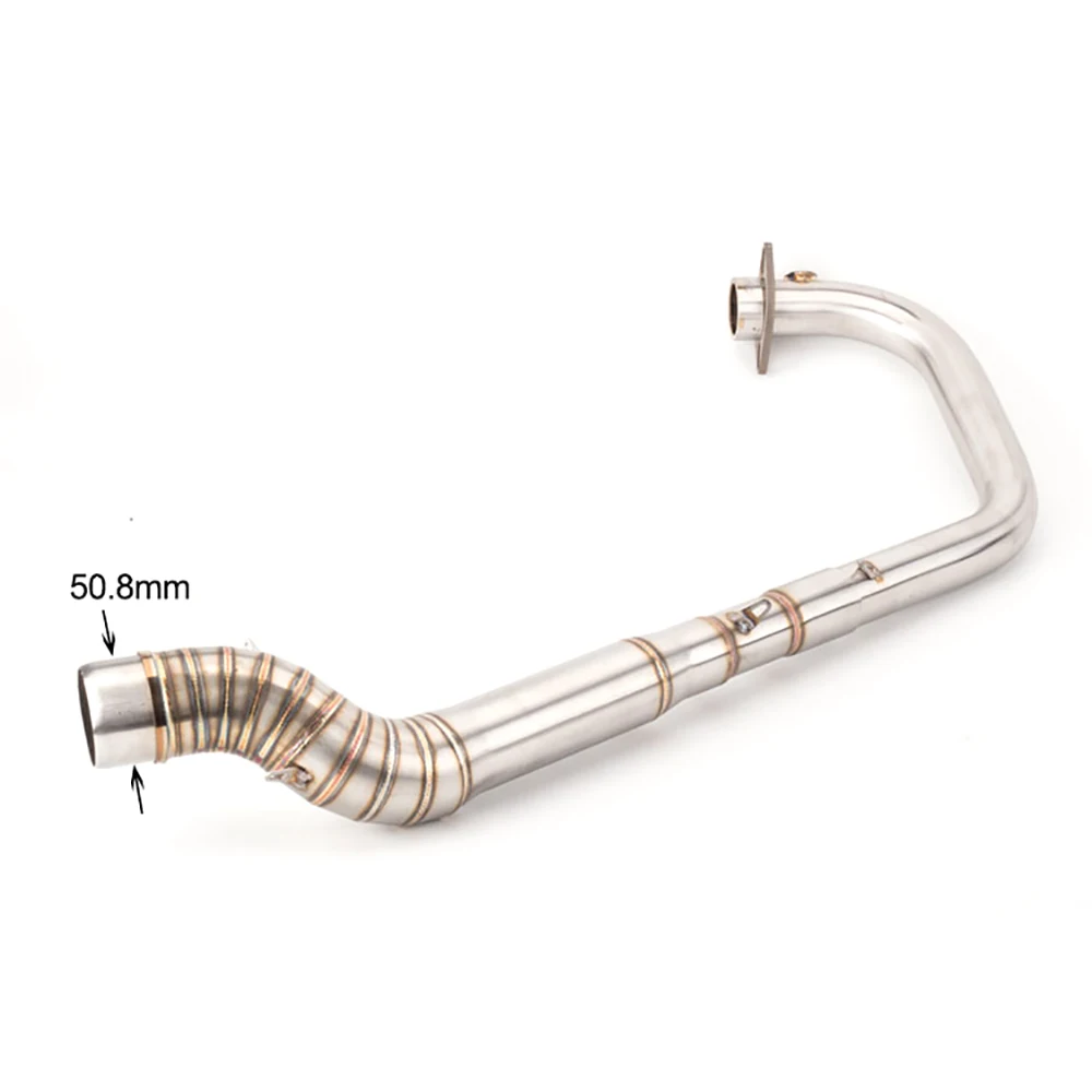 Motorcycle Modification For SUZUKI NLK RAIDER 150 Front Section R150 Stainless Steel  Slip-on Section Connecting Pipe