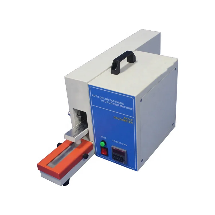 Electronic Textile Crockmeter & Rubbing Color Fastness Tester 9N Pressure 60 Times/Min