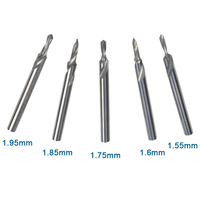Dental Lab Instrument Dental Lab Tungsten Steel Carbide Drill Burs Use In Lab Pindex 2pcs/set