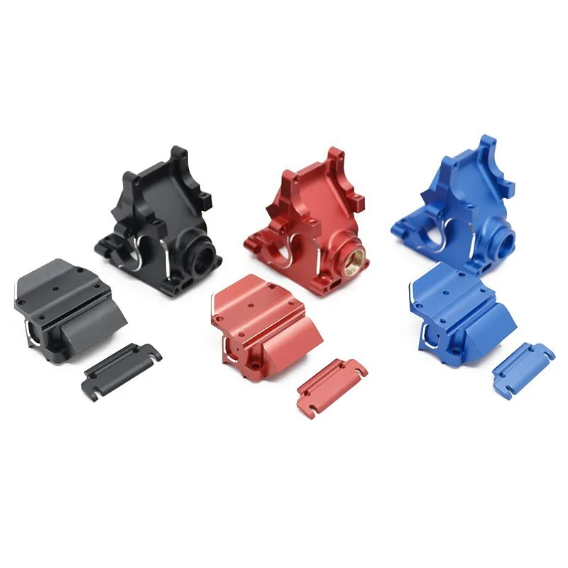 OKHL 3PCS for 1/8 ARRMA Kraton 6S Aluminum Gearbox Case Set AR310427 AR310854 for Typhon Talion Outcast Infraction Mojave Black