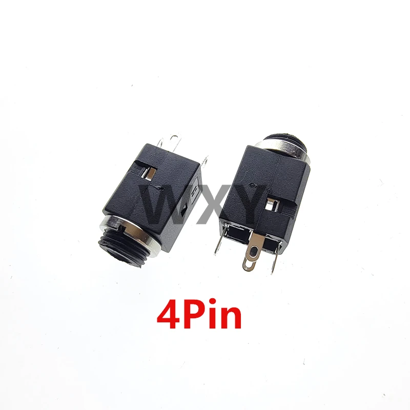 5/10Pcs 3.5mm 3/4/5 Pin Vertical Socket Female Socket Jack with Screw 3.5 Audio Headphone Connector PJ-341 Earphone Hole