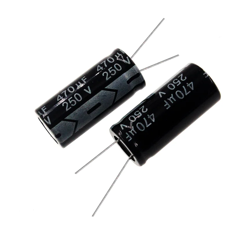 Electrolytic Capacitor 250V 1uF 2.2uF 3.3uF 4.7uF 6.8uF 10uF 22uF 33uF 47uF 68uF 100uF 150uF 220uF 330uF 470uF