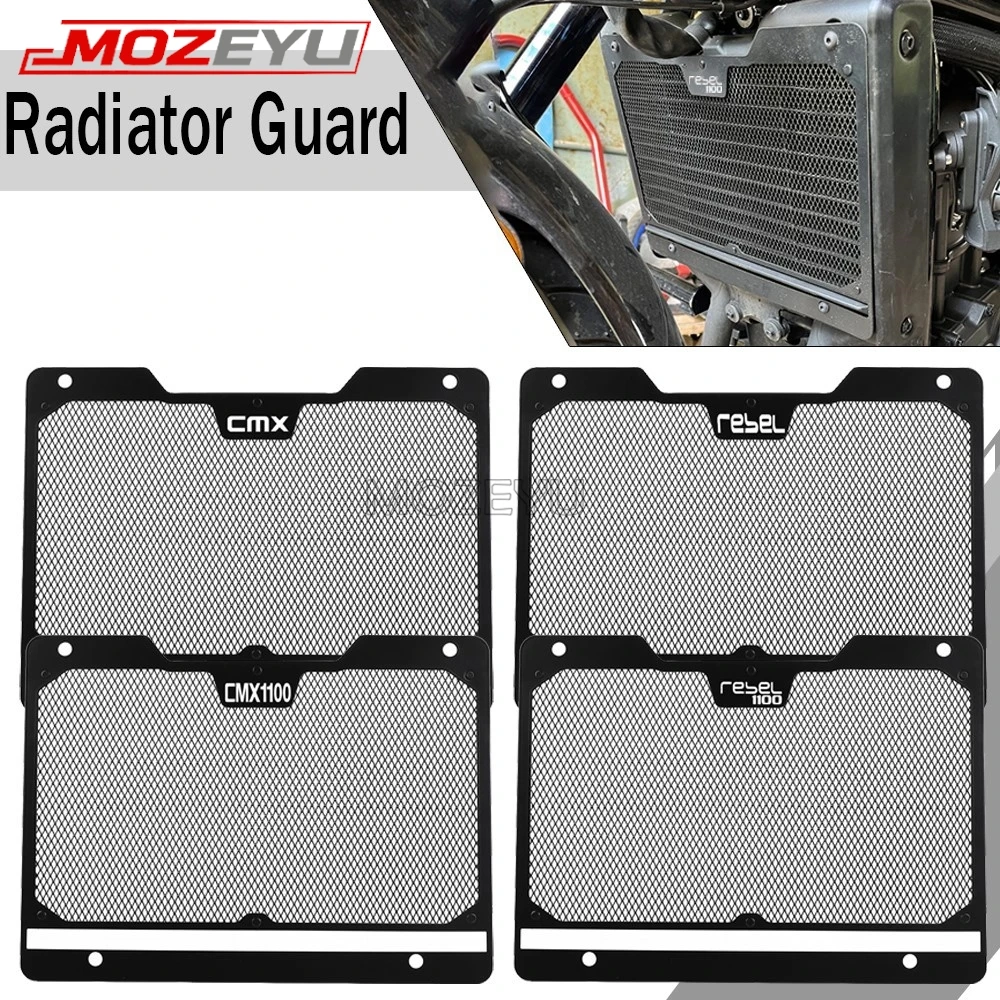 

MOZEYU Motorcycle Radiator Grille Guard Protection Cover For Honda CMX1100 Rebel 2021 2022-2026 2025 2024 Rebel1100 CMX 1100