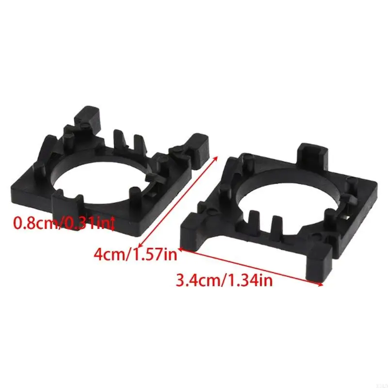 K3KD อุปกรณ์เสริมความทนทานยานยนต์ LED LED LED ADAPTER SOCKETS BASE สำหรับการโฟกัส 2 Fiesta MK2 H7 2 แพ็ค