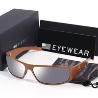 Gafas de sol de marca de alta calidad para hombre, gafas de sol polarizadas de MAGNUM con revestimiento reflectante, gafas de sol de aluminio y magnesio para hombre UV400