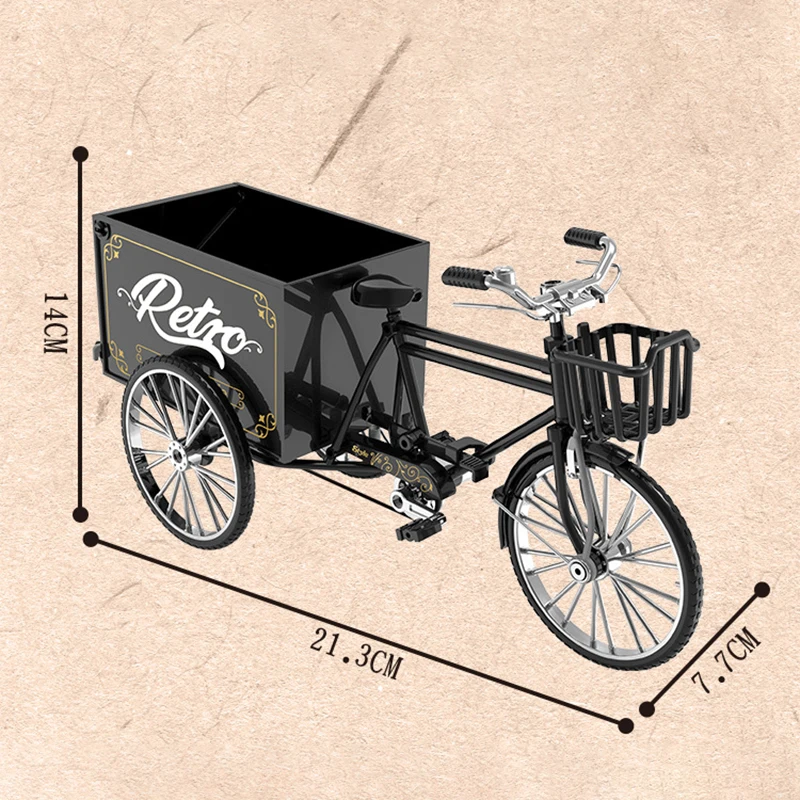 Simulation Legierung 1:10 Dreirad Ziehen Lkw Spielzeug Klassische Retro Laden Entladen Dreirad Modell Auto Spielzeug Kinder Geburtstag Geschenk