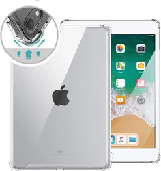 IPad 6th 7th 8th 9 için Tablet durumda 10.2 nesil durumda TPU yumuşak silikon kabuk için iPad 10th 10.9 Pro 11 hava 5 4 3 2 vaka