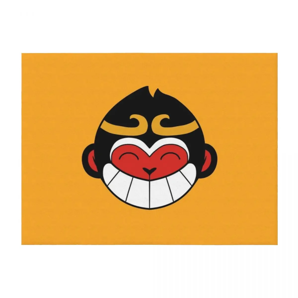 

Monkie Kid Throw Blanket Blankets For Bed Retros Kid'S funny gift Blankets