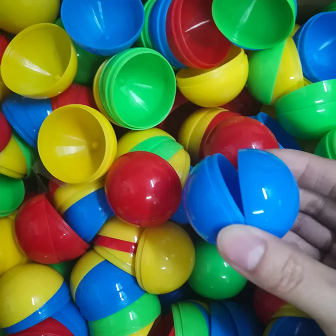 Bola de lotería de plástico de 3,2/4/5cm, pelotas de dibujo de rifa, pelota de juego hueca de PP que se puede abrir, accesorios de bolas de juego interesantes para fiesta