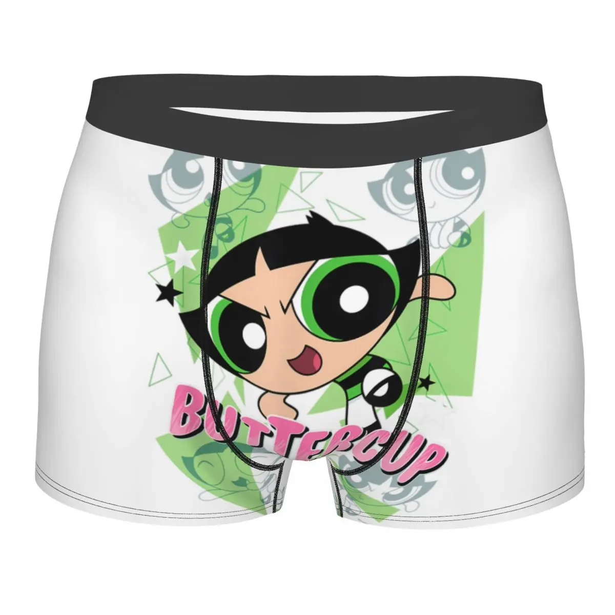 

Custom Cartoon Animation Powerpuff Girls Underwear Men Stretch Boxer Briefs