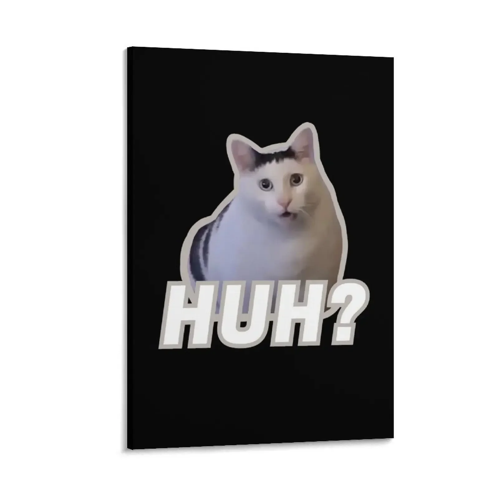 

Huh cat meme Huh Canvas Painting decorative picture for living room canvas wall art Decoration for bedroom poster