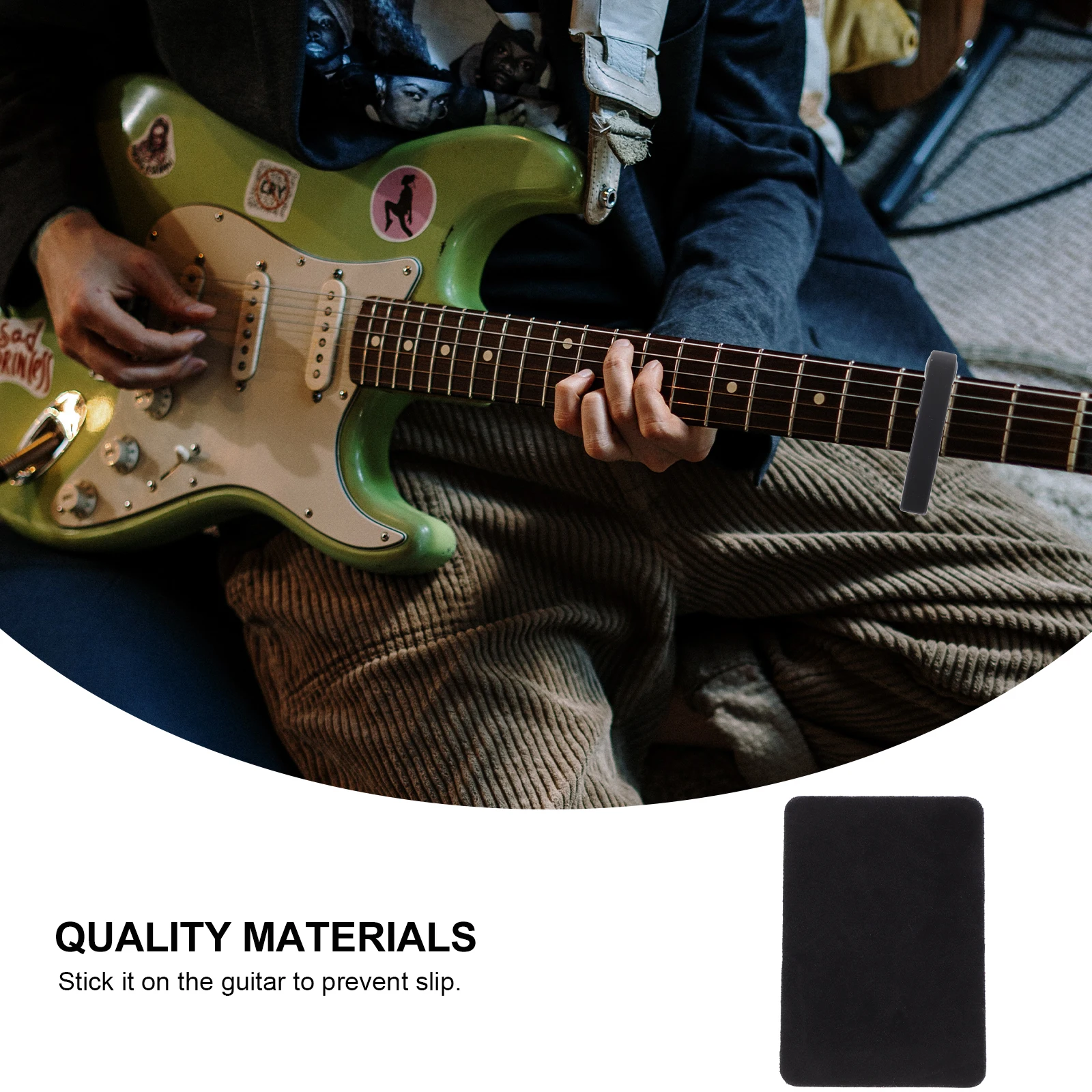 

Pipa Anti-Skid Pad Guitar Non-Slip Mat Musical Instrument Fixed Cowhide Wear-Resistant Practice Tool Double-Sided Adhesive For