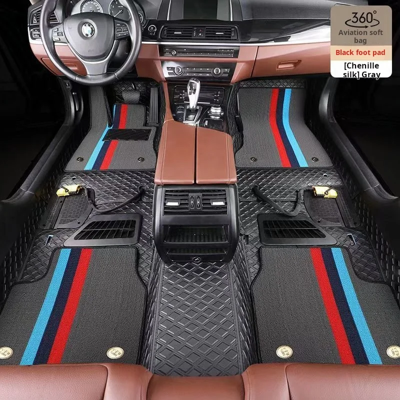 360 Aviation Custom Full Coverage Car Floor Liners Soft Pack Custom Carpets for Vehicle Flooring