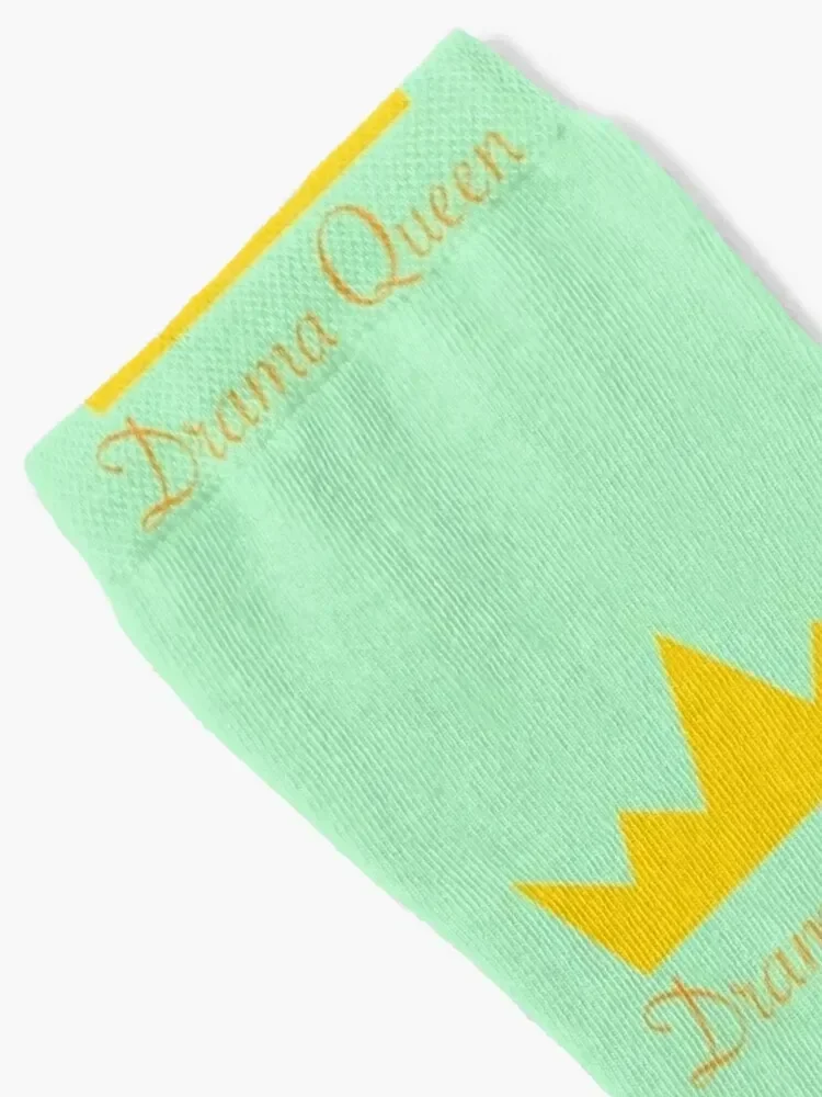 Drama Queeen (light green) Socks Soccer funny sock winter anti slip football Boy Socks Women's