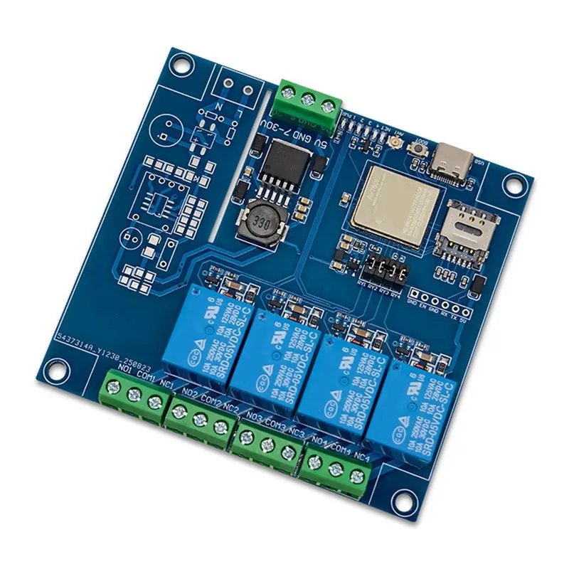 AIR780E-4G وحدة AIR780E 4-قناة وحدة التتابع بلوتوث واي فاي مجلس التنمية DC7-24V TYPE-C